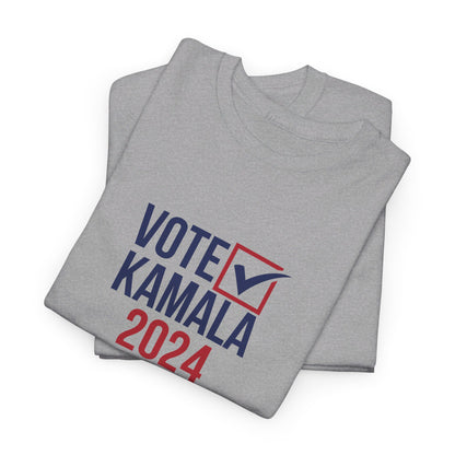 Vote Kamala 2024 100% Unisex Cotton T-Shirt, Election tee, Harris Walz 2024, Presidential Election