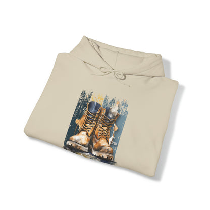 Unisex Hoodie Art on Apparel with City Life Tapestry Collection