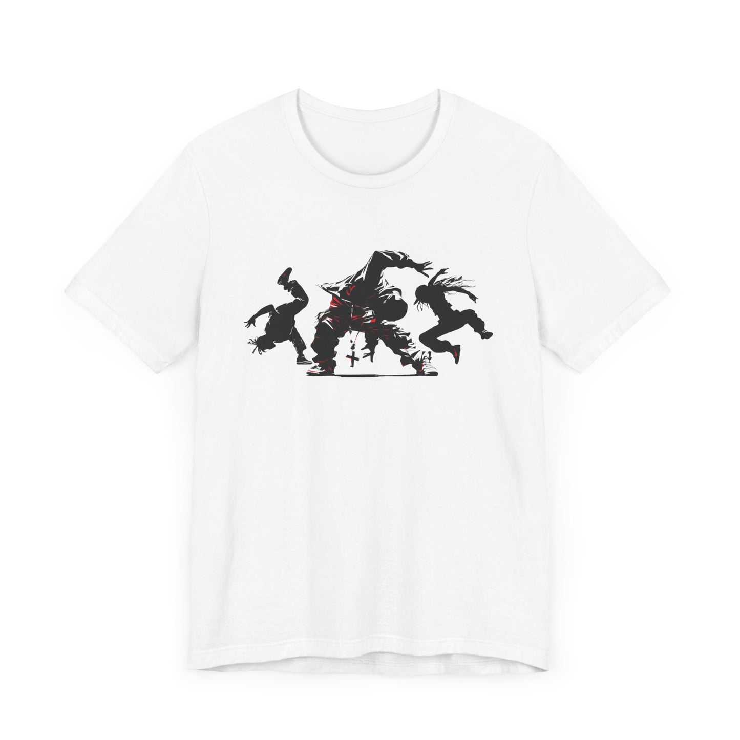 Unisex Cotton T-shirt, Hip Hop  Apparel - Original Break Dancers Graphic Tee