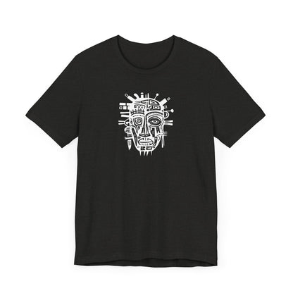 Unisex T-shirt - Art on Apparel with Abstract African Mask