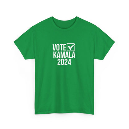 Vote Kamala 2024 100% Unisex Cotton T-Shirt, Election tee, Harris Walz 2024, Presidential Election