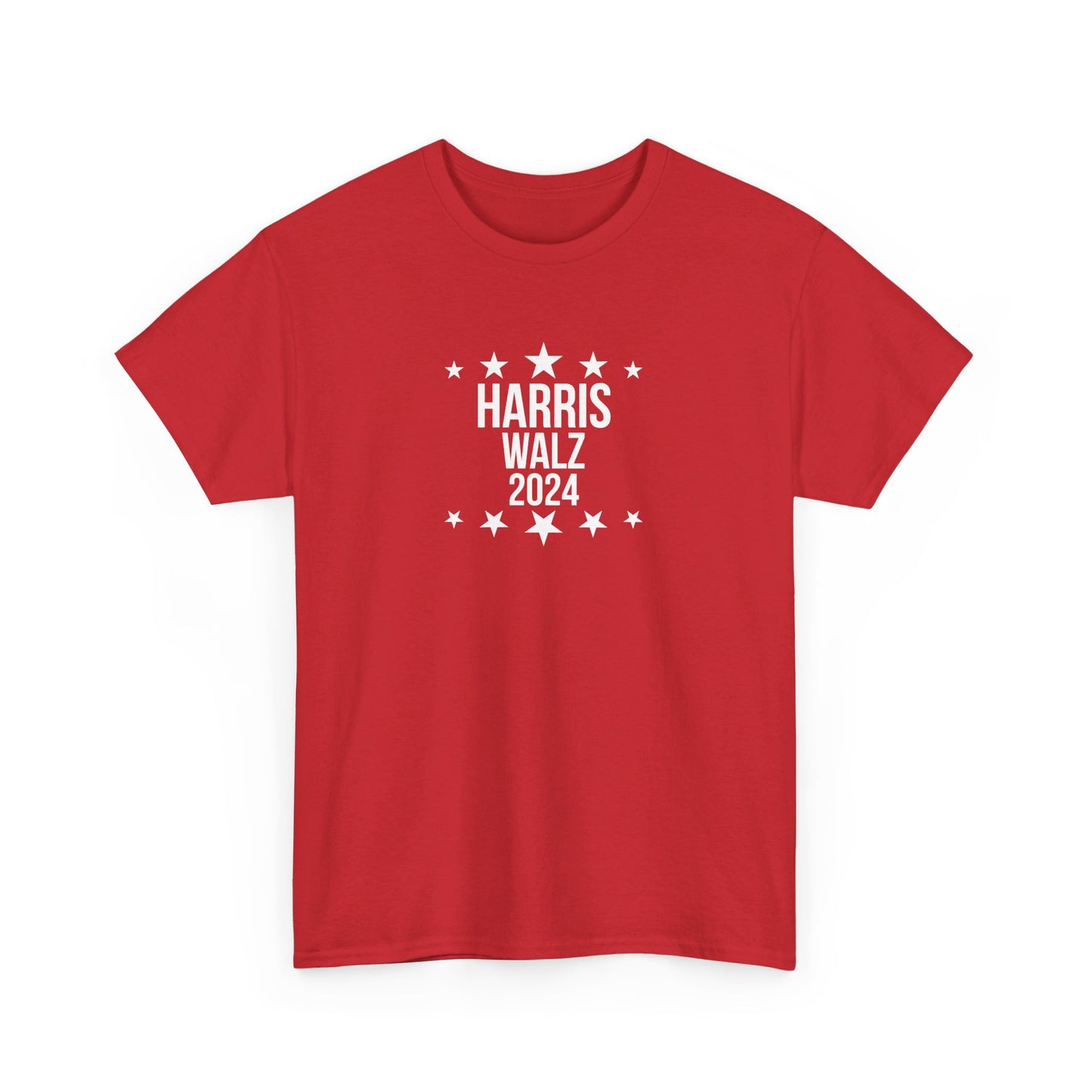 Harris Walz 2024 100% Unisex Cotton T-Shirt, Election tee, Kamala Harris 2024, Presidential Election