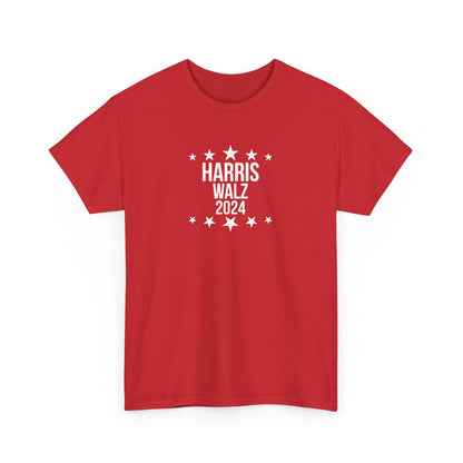 Harris Walz 2024 100% Unisex Cotton T-Shirt, Election tee, Kamala Harris 2024, Presidential Election