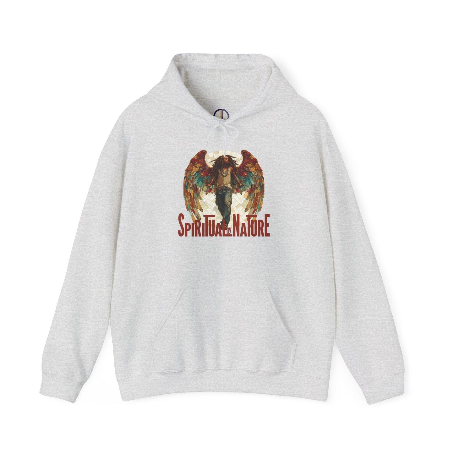 Spiritual By Nature Unisex Hoodie, Dread Lock Angel