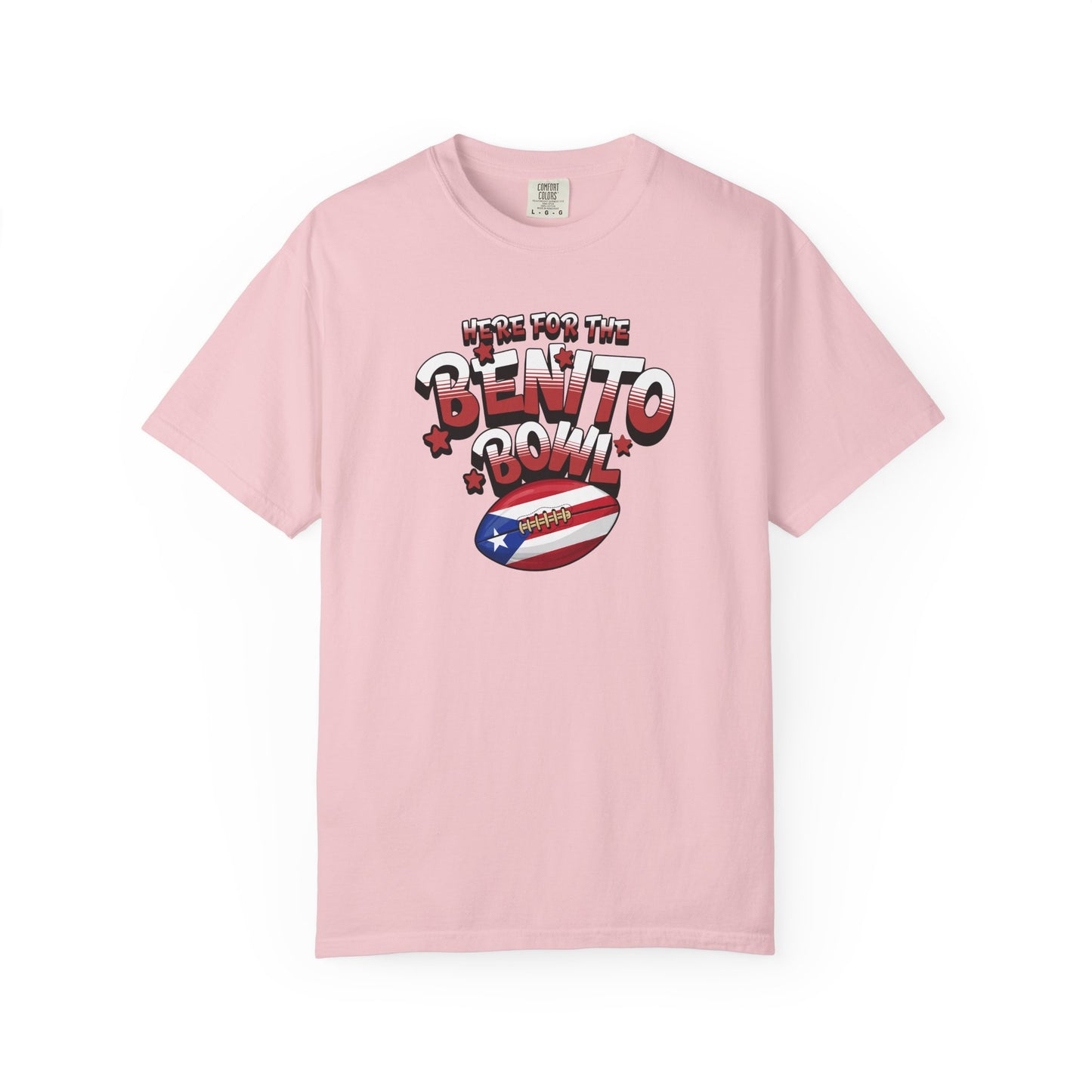 Benito Bowl Puerto Rican Flag T-shirt, Comfort Colors Tee, Unisex Fall Fashion Top, Superbowl Tee