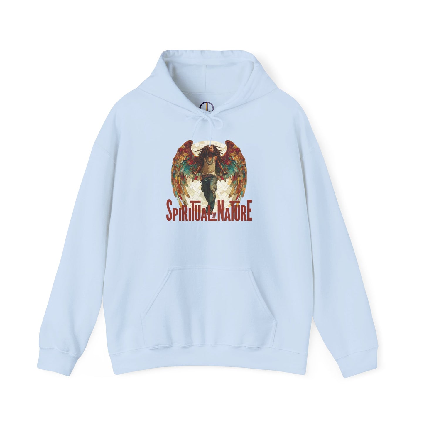 Spiritual By Nature Unisex Hoodie, Dread Lock Angel