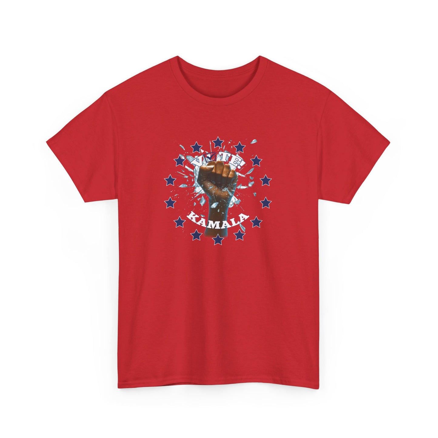 Vote Kamala 2024, Break the Glass Ceiling 100% Unisex Cotton T-Shirt, Election tee, Harris Walz 2024, Presidential Election