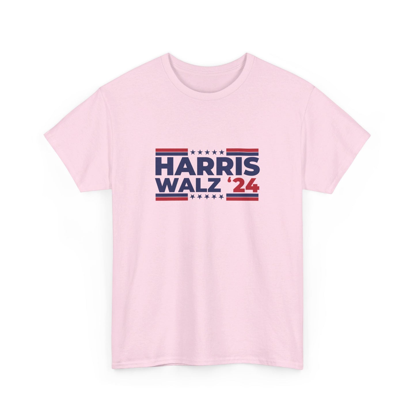 Harris Walz '24 100% Cotton Unisex T-Shirt, Vote Kamala 2024 , Election tee, Harris Walz 2024, Presidential Election