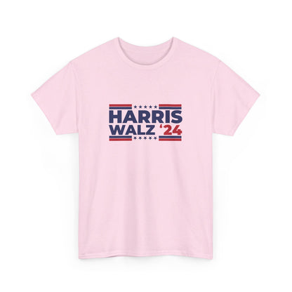 Harris Walz '24 100% Cotton Unisex T-Shirt, Vote Kamala 2024 , Election tee, Harris Walz 2024, Presidential Election