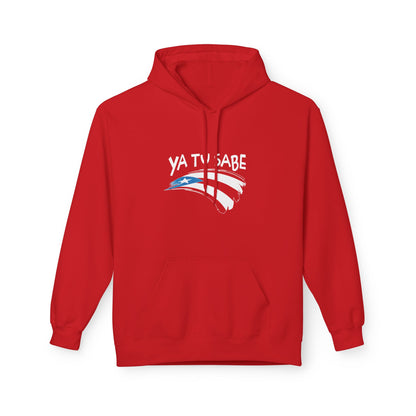 Puerto Rican Pride Unisex Fleece Hoodie Sweatshirt, Ya Tu Sabe, Boriqua Pride, Back to School Sweater, Poly Cotton Hooded Sweatshirt
