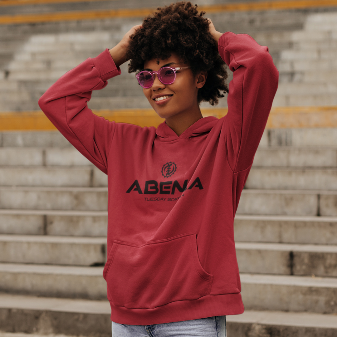 Akan Tuesday Born Female Birthday Hoodie with Nyame Ye Ohene Symbol | Ghanaian Adinkra Symbol Hoodie | Unisex Heavy Blend™ Hooded Sweatshirt