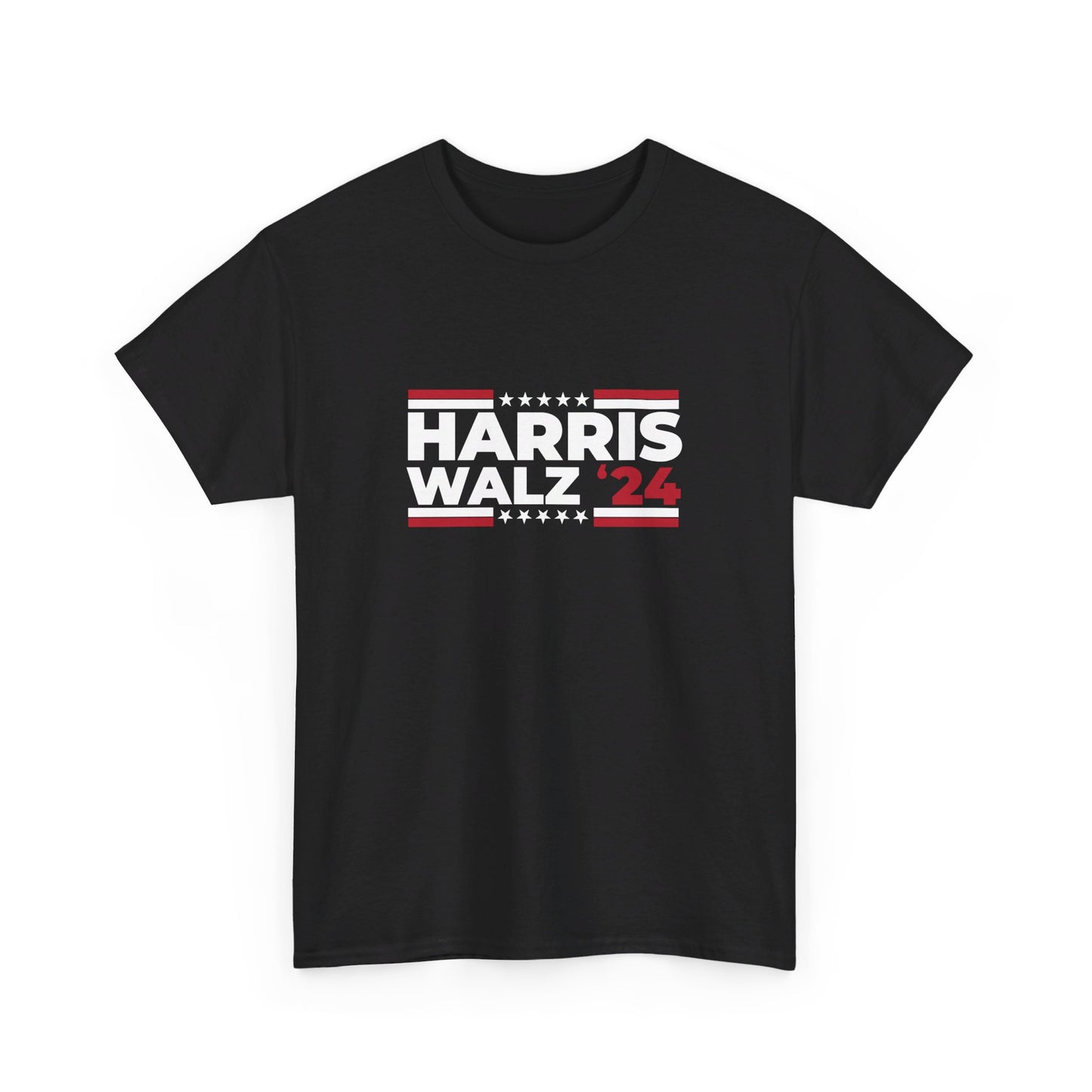 Harris Walz '24 100% Cotton Unisex T-Shirt, Vote Kamala 2024 , Election tee, Harris Walz 2024, Presidential Election