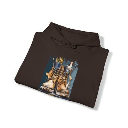 Unisex Hoodie Art on Apparel with City Life Tapestry Collection