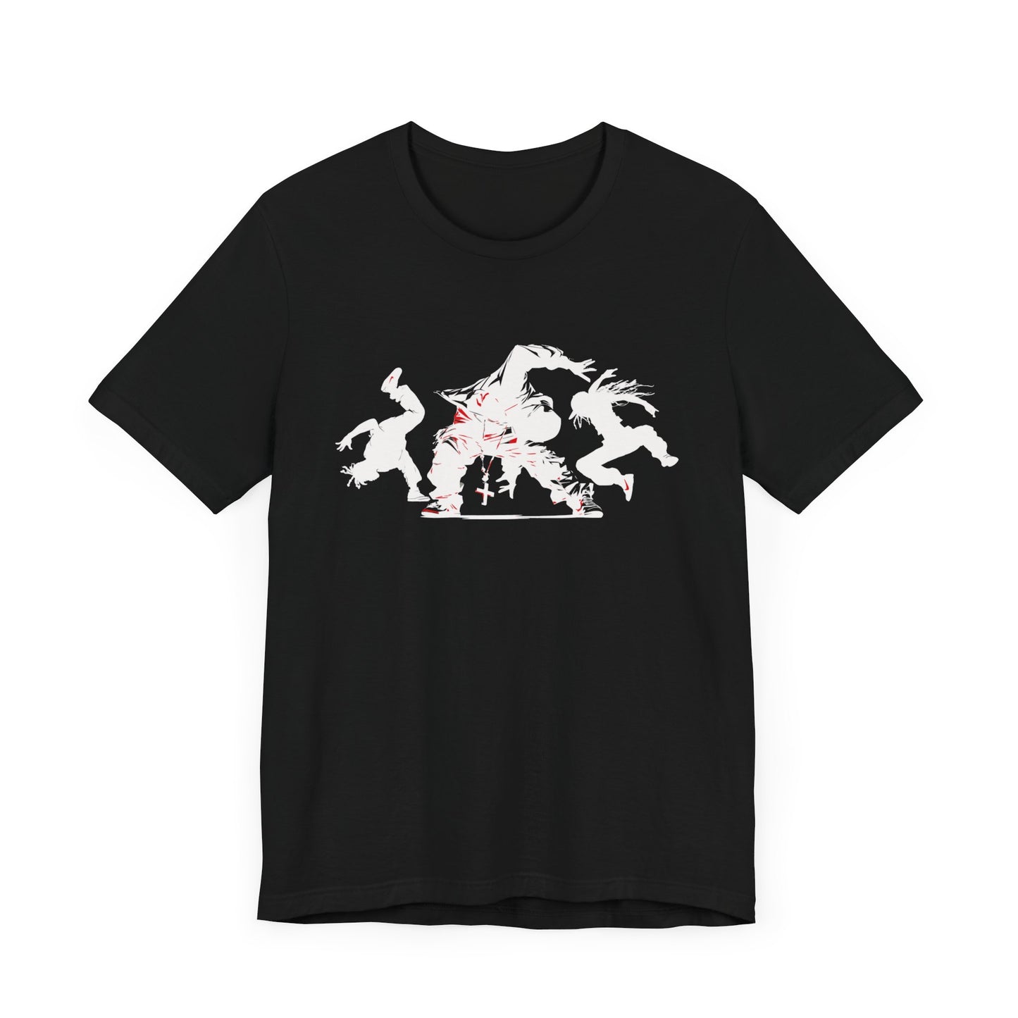 Unisex Cotton T-shirt, Hip Hop  Apparel - Original Break Dancers Graphic Tee