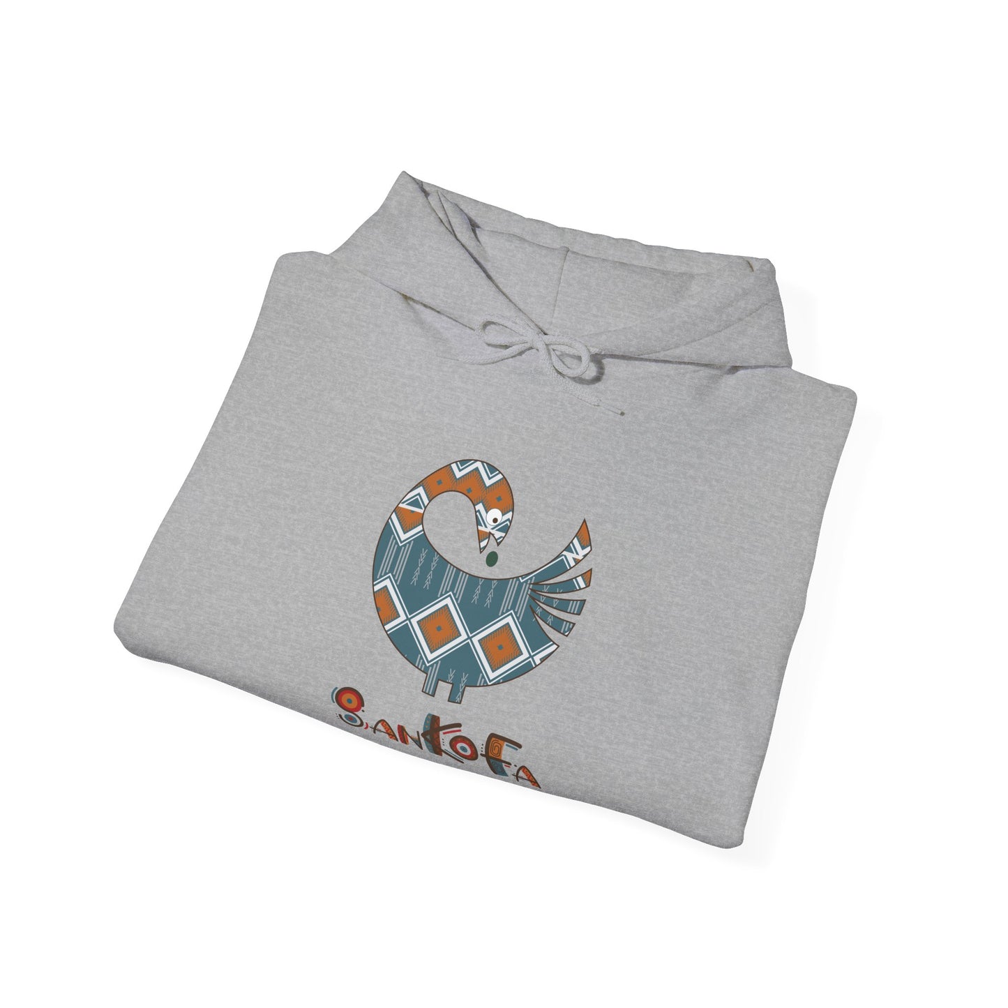 Adinkra Sankofa Symbol Unisex Cotton Blend Sweatshirt with West African Ghanaian symbol, Pan-African Design, Great Gift