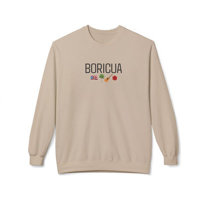 Boricua Puerto Rican Flag Sweatshirt | Unisex Heritage Crewneck | Island Pride Pullover | Fall Winter Fashion