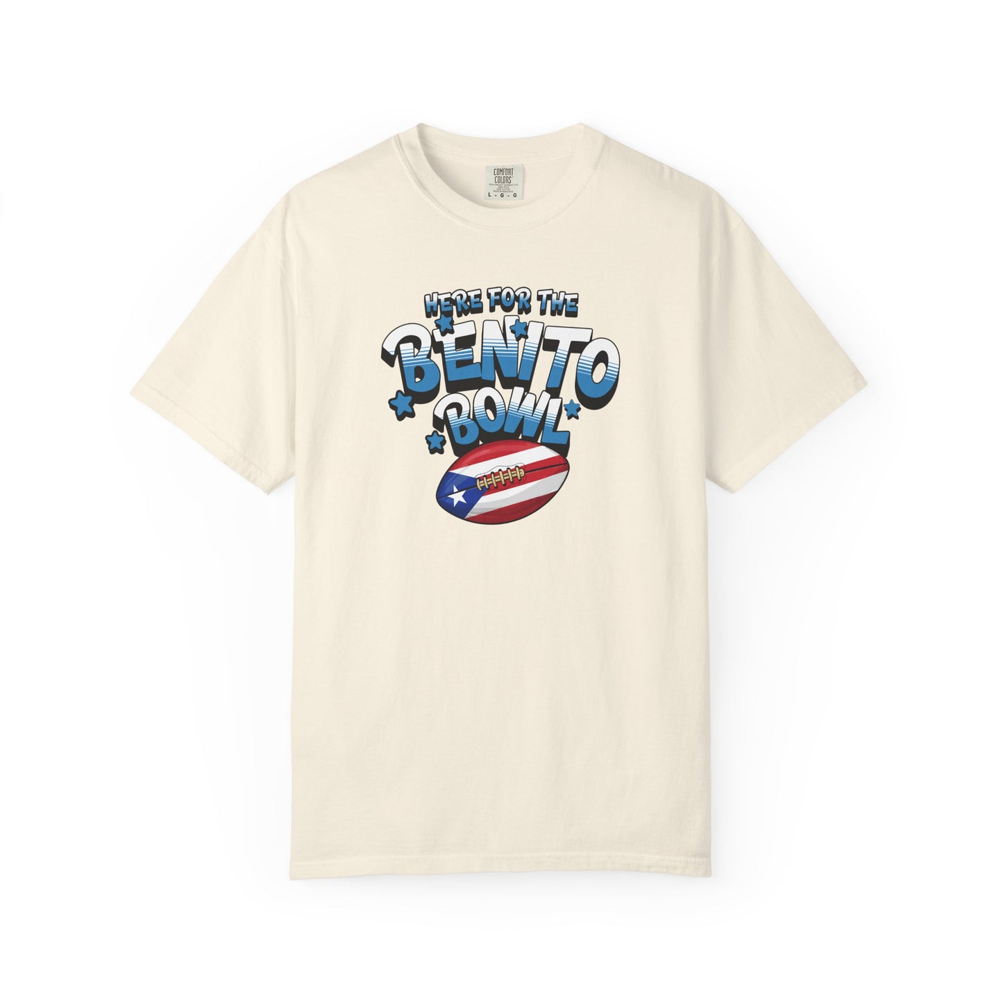 Benito Bowl Puerto Rican Flag T-shirt, Comfort Colors Tee, Unisex Fall Fashion Top, Superbowl Tee