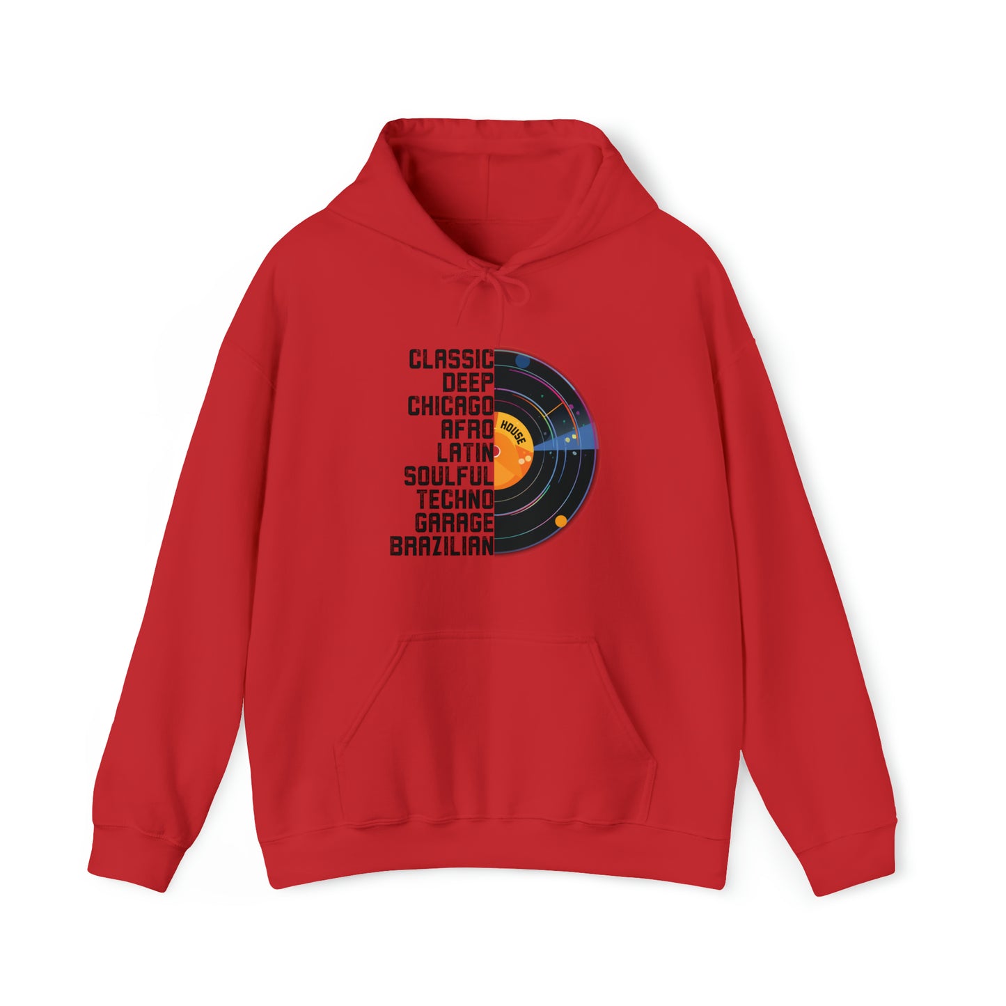 Unisex Hoodie House & Dance Music Shirt, Great Music Lovers Gift, House Music Genres