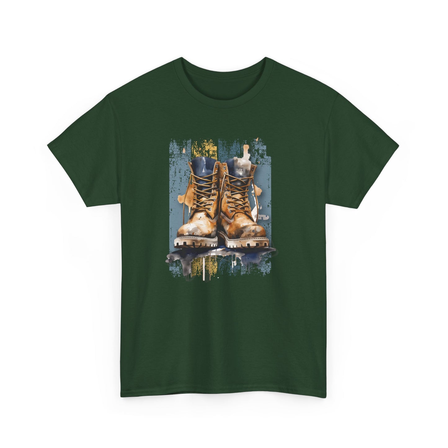 Urban Boots, Tim Style Unisex T-shirt, Art on Apparel with a City Lifestyle - Grunge Aesthetic Tee, Streetwear top