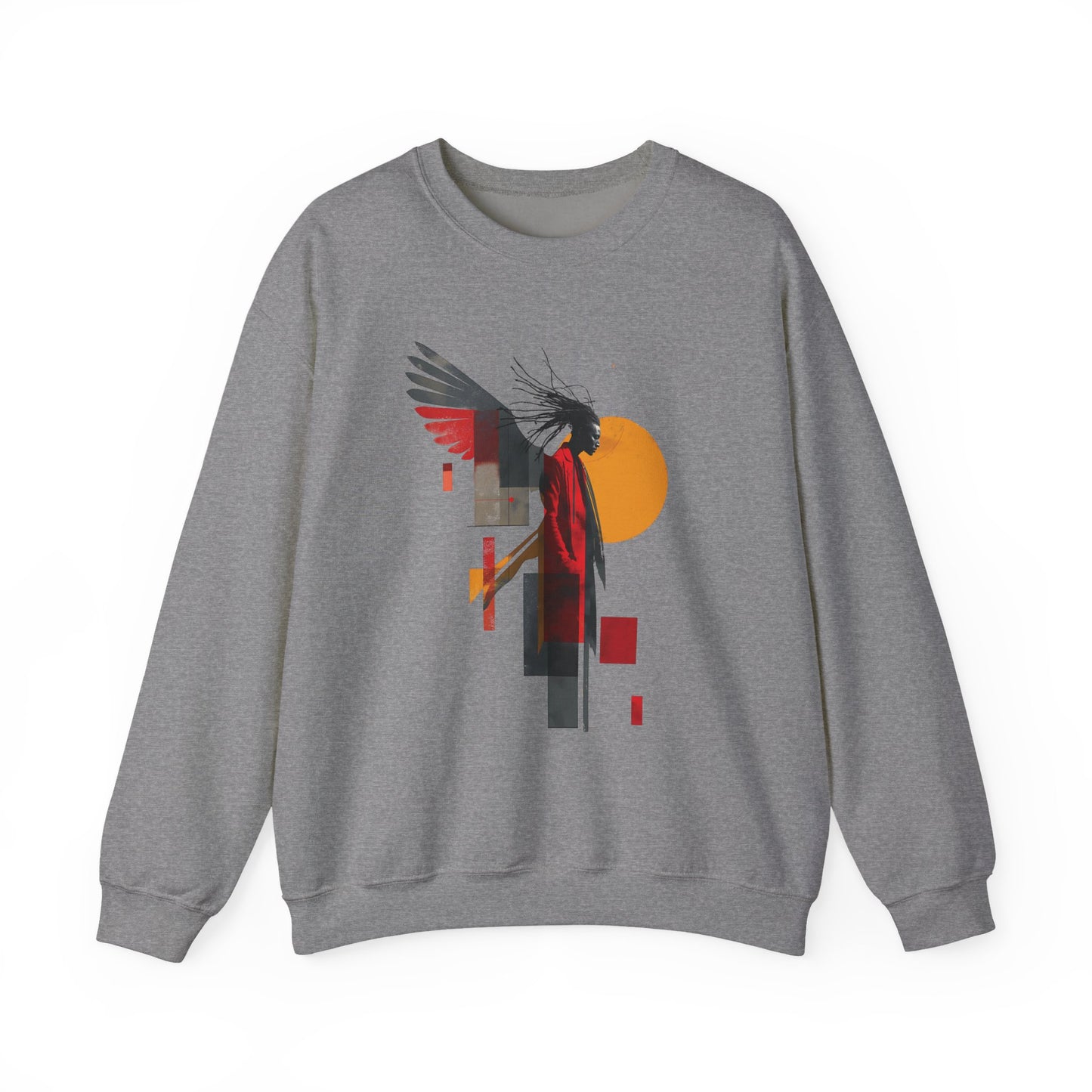 Urban Art Crewneck Sweatshirt - Unisex Stylish Comfort, Perfect for Everyday Wear, Gift for Art Lovers, Cozy Streetwear