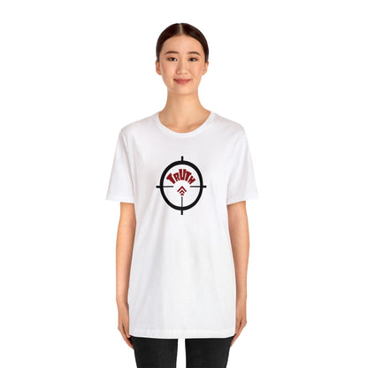 Unisex Cotton T-shirt, Target Truth, Political Message