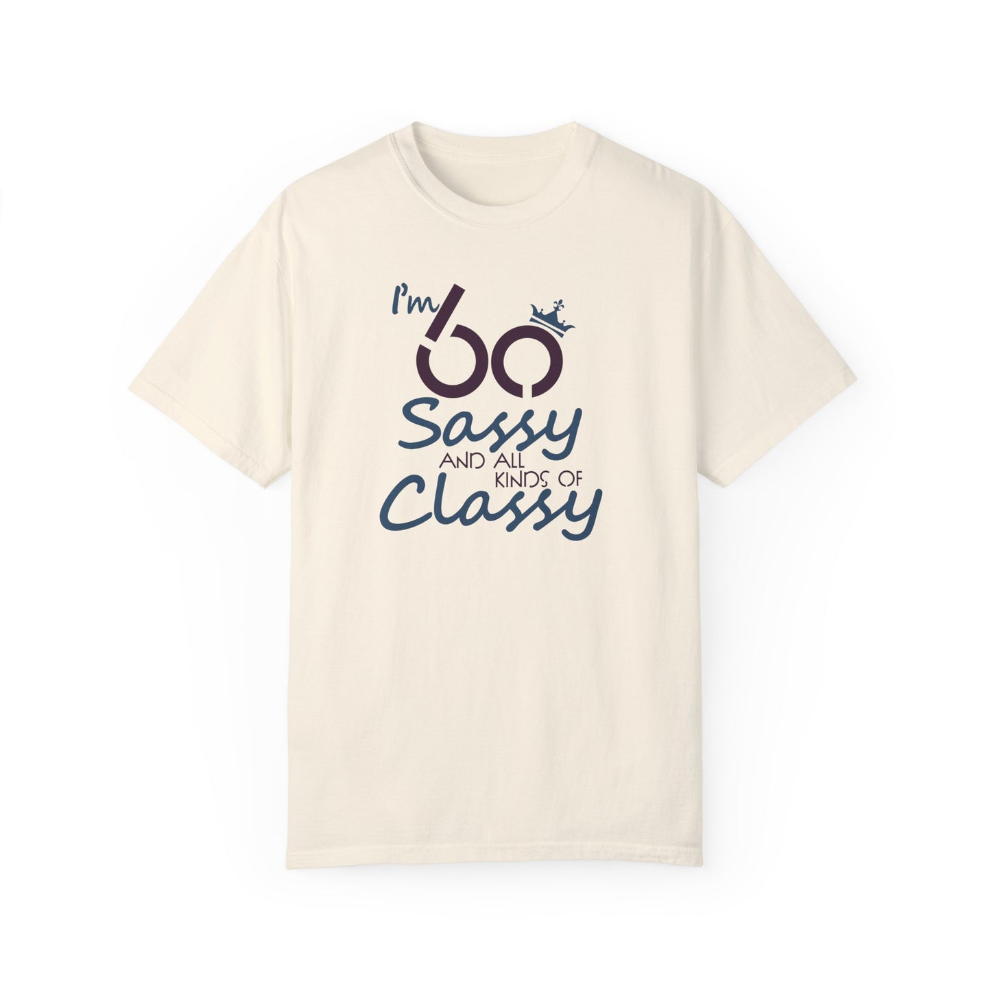 Happy 60th Birthday Tee, Unisex Custom Colors T-shirt, Great Birthday Gift for Him or Her