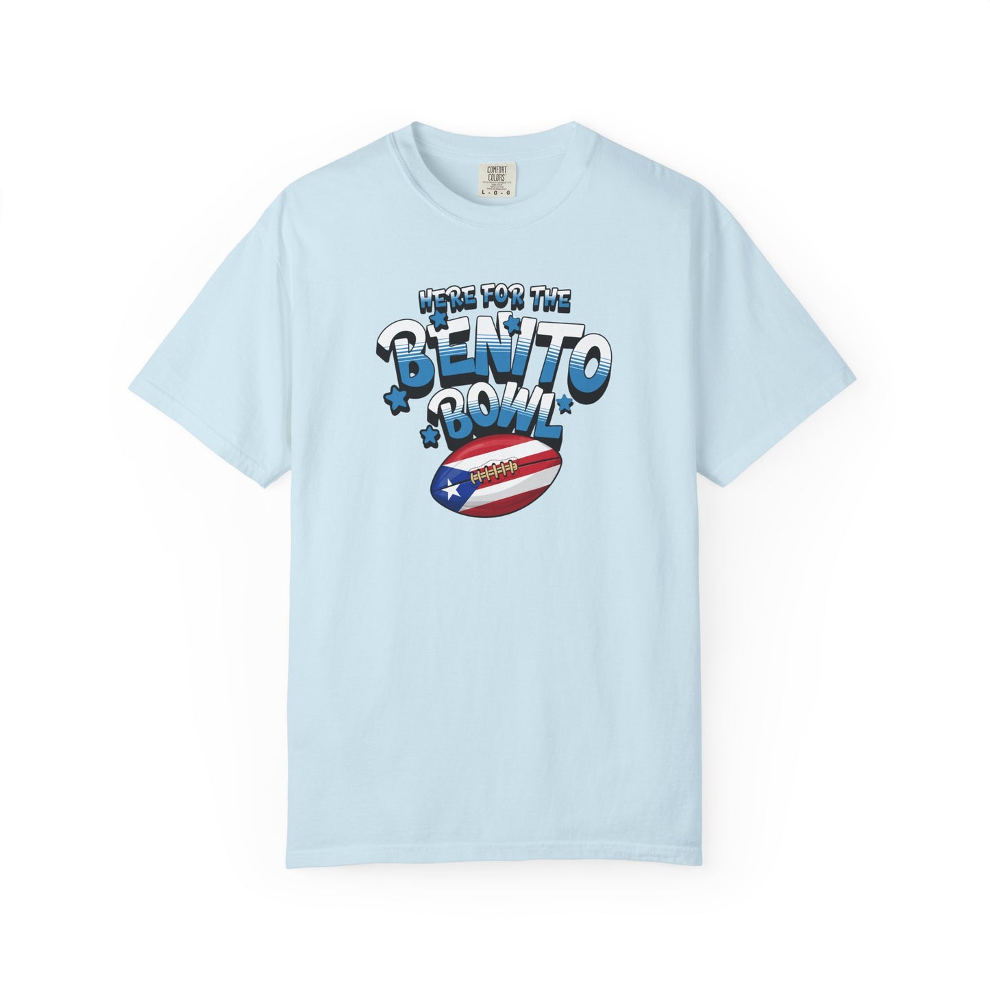 Benito Bowl Puerto Rican Flag T-shirt, Comfort Colors Tee, Unisex Fall Fashion Top, Superbowl Tee