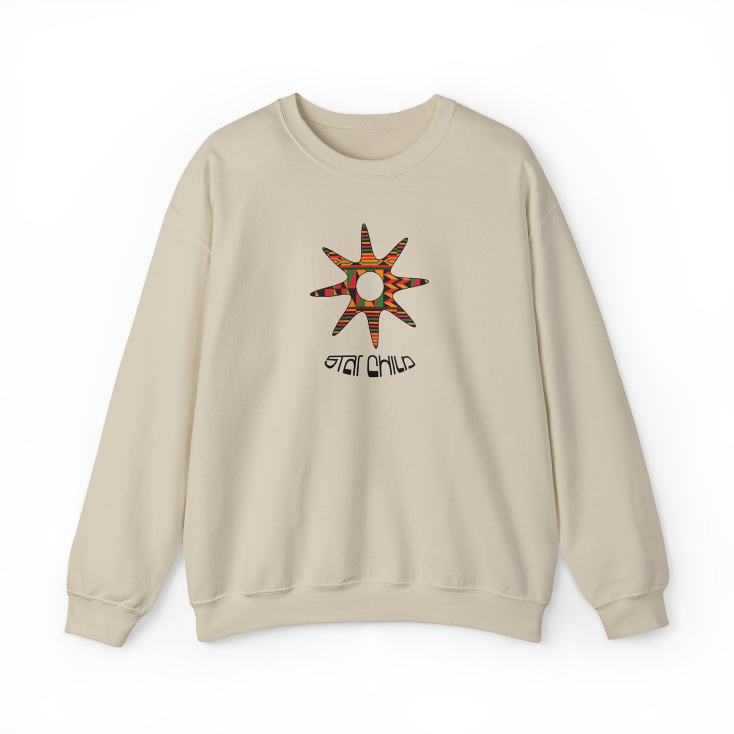 Adinkra Symbol Unisex Sweatshirt with West African Ghanaian Symbols, Nsoromma Ghanaian symbol