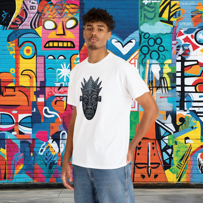 Unisex T-shirt - Art on Apparel with African Mask