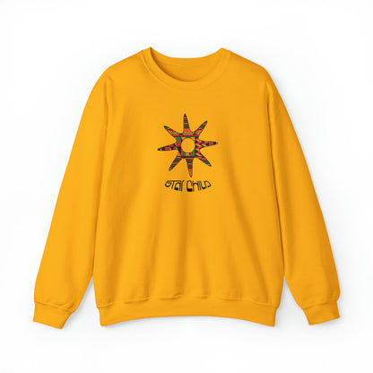 Adinkra Symbol Unisex Sweatshirt with West African Ghanaian Symbols, Nsoromma Ghanaian symbol