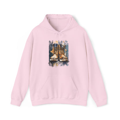 Unisex Hoodie Art on Apparel with City Life Tapestry Collection