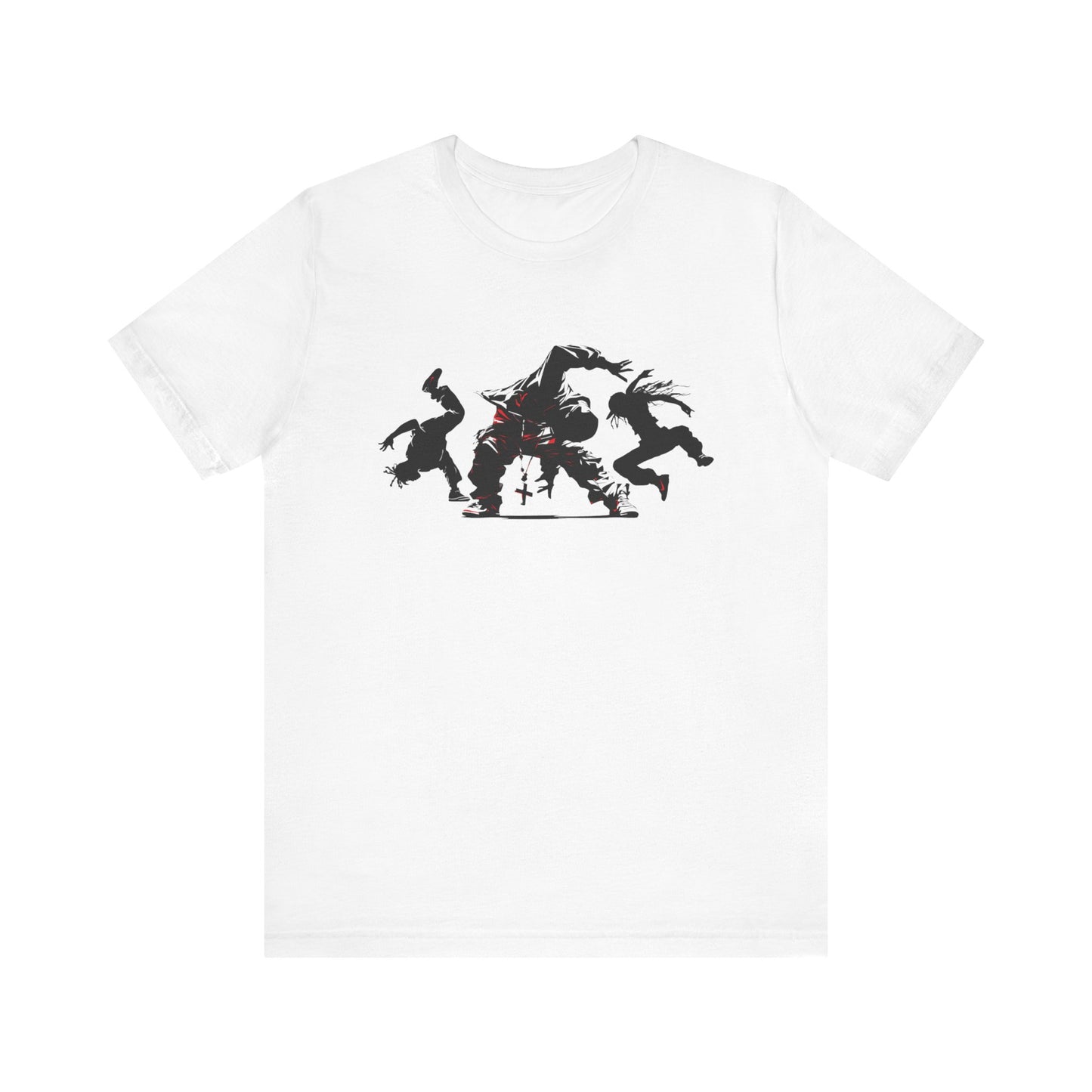 Unisex Cotton T-shirt, Hip Hop  Apparel - Original Break Dancers Graphic Tee