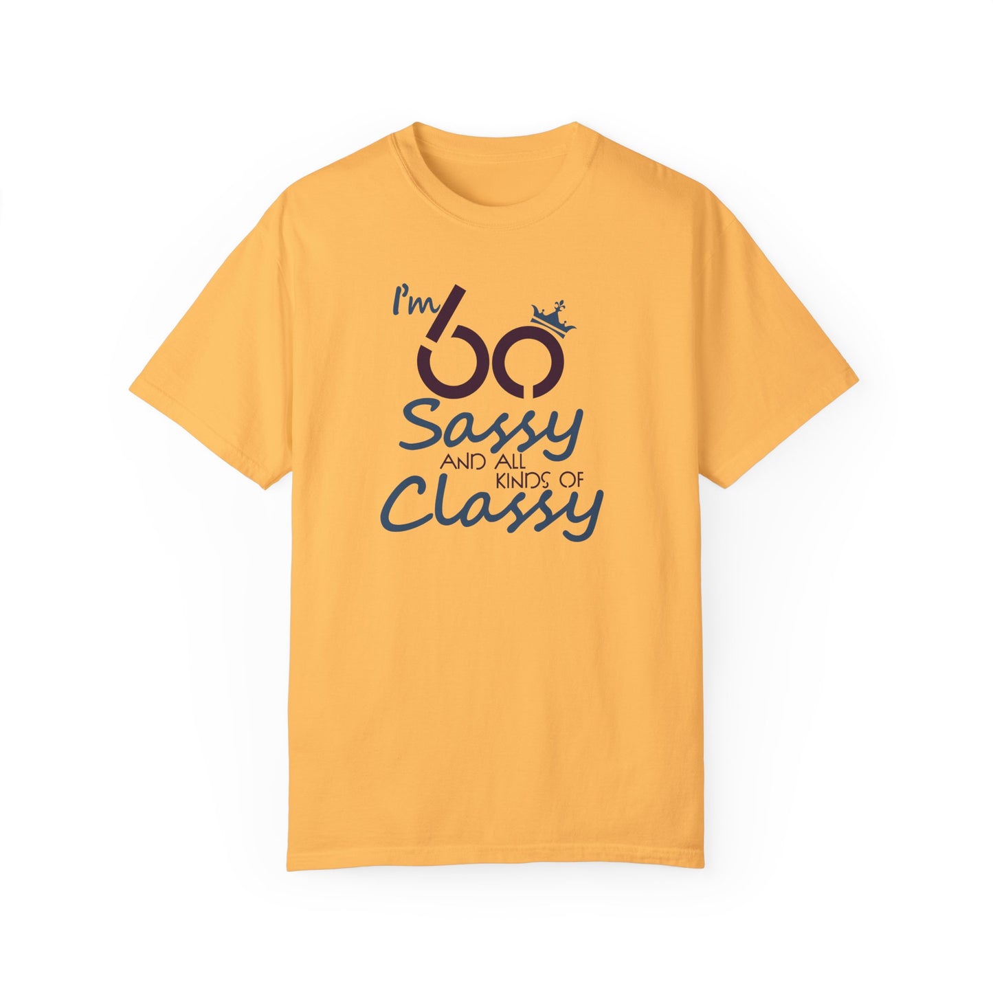 Happy 60th Birthday Tee, Unisex Custom Colors T-shirt, Great Birthday Gift for Him or Her