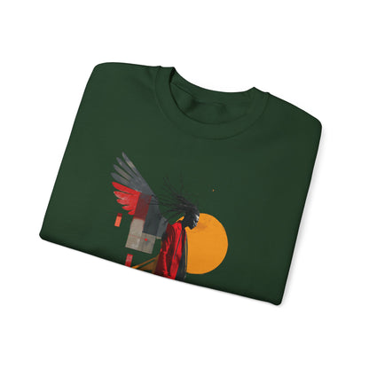Urban Art Crewneck Sweatshirt - Unisex Stylish Comfort, Perfect for Everyday Wear, Gift for Art Lovers, Cozy Streetwear