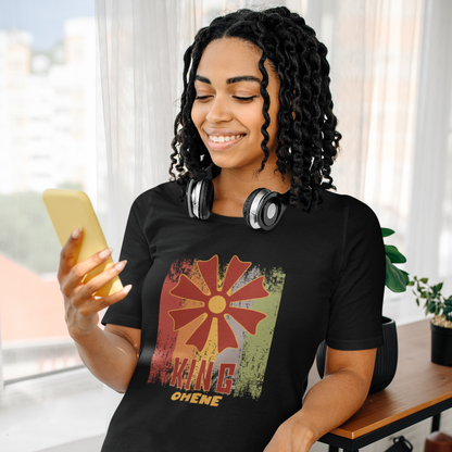 Adinkra Symbol Unisex Graphic Tshirt, Adinkra Print Cotton Tee, African Design T-shirt, Ghanaian  Symbol Afrocentric