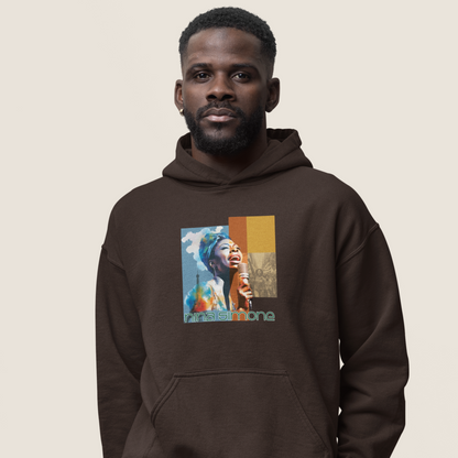 Unisex Graphic Hoodie, Nina Simone Jazz Blues Icon, Warm Cotton Blend, Tribute to Activism shirt, Fans of Nina Simone, Gift music lover