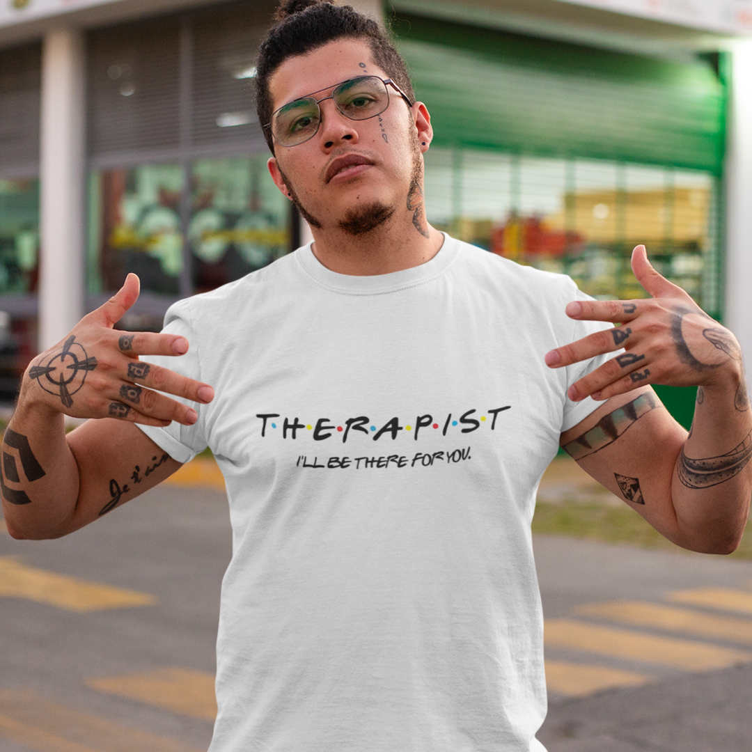 Therapist Friends Cotton Tshirt, Friends style I'll be there for you tee.