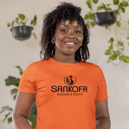 Adinkra Symbol Tshirt Sankofa Symbol, Wisdom & Roots, Afrocentric, Pan-African Apparel, West African Symbols